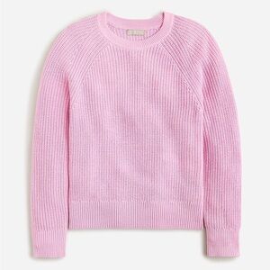 J.Crew cotton fisherman sweater Size L. Good condition! Pink